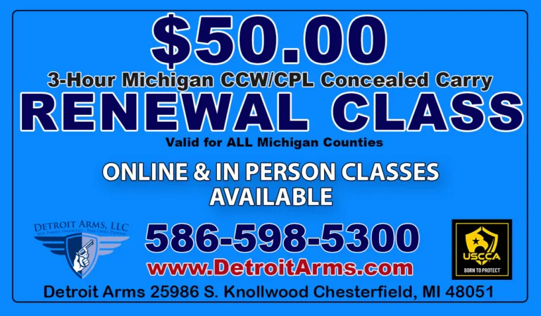 How to RENEW A Michigan CCW / CPL Permit